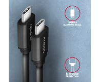 Axagon Kabel BUCM-CM10TB TWISTER USB-C 0.6 m - 1485426 - zdjęcie 3